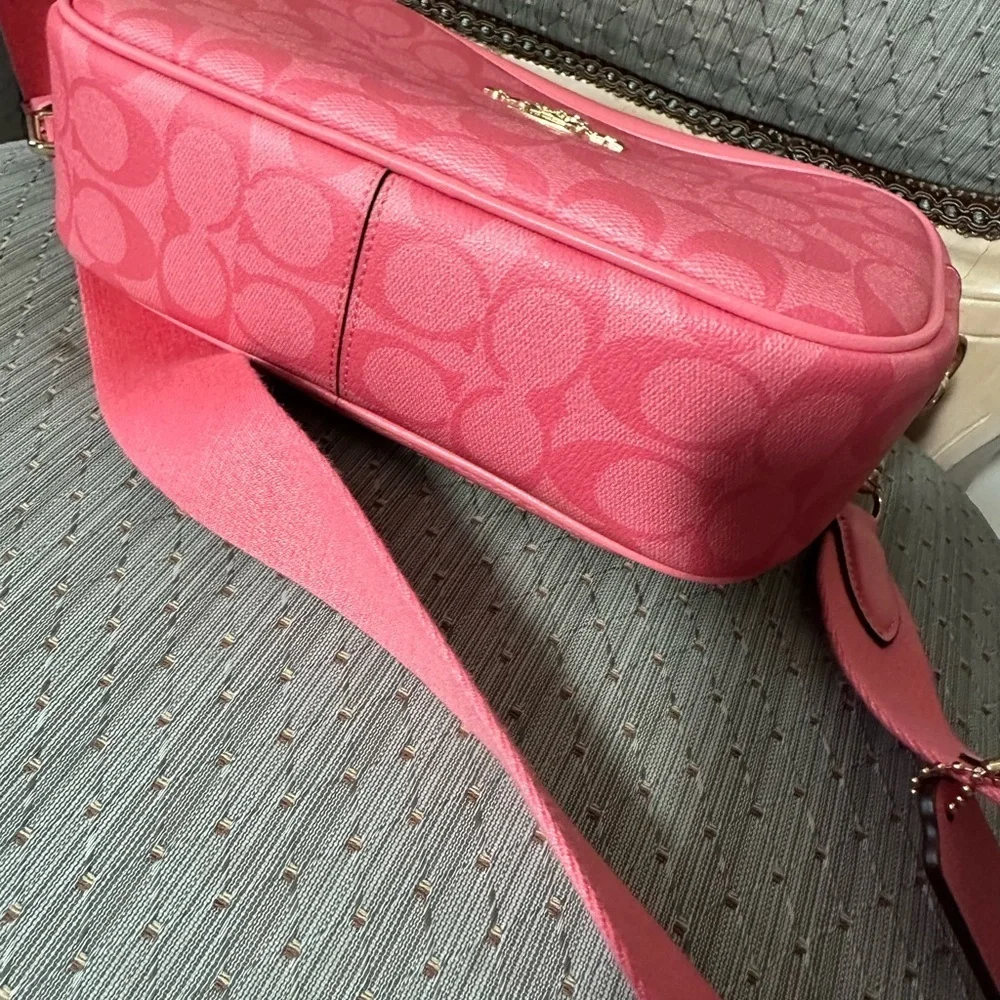 Coach Signature Pink Crossbody Bag